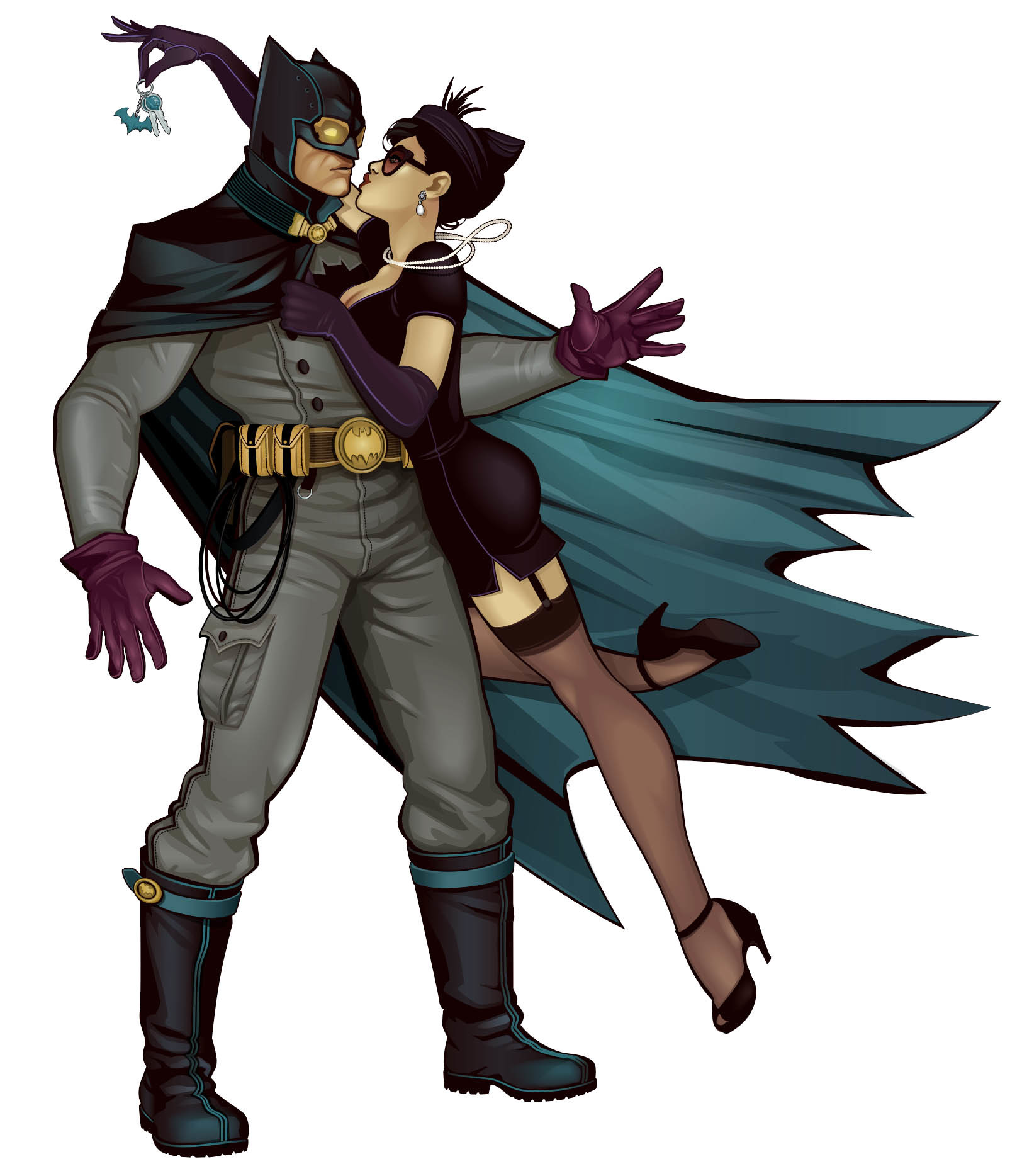 ArtStation - DC Collectibles Batman Catwoman Bombshells statue