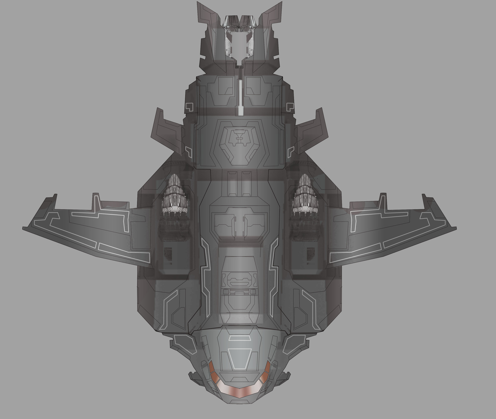 Sedition Transport ship turnaround  concept