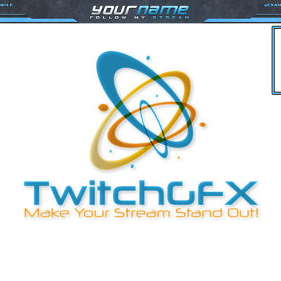 Andy smith grey blue free twitch overlay