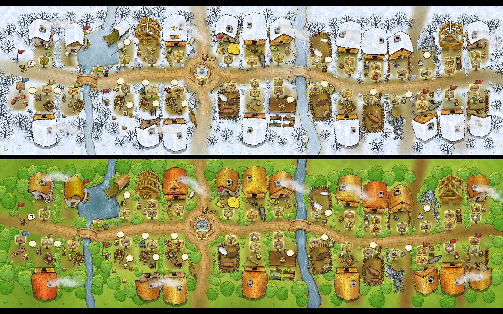 Agricola - The Town in Winter and Spring