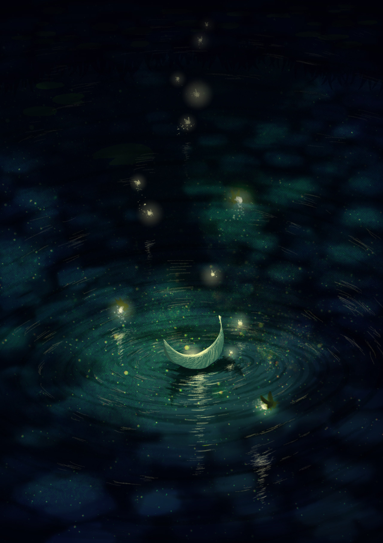 Dien Ton That The Lake And The Moon Shadow Poster Design Dien Ton That The Lake And The Moon Shadow Poster Design