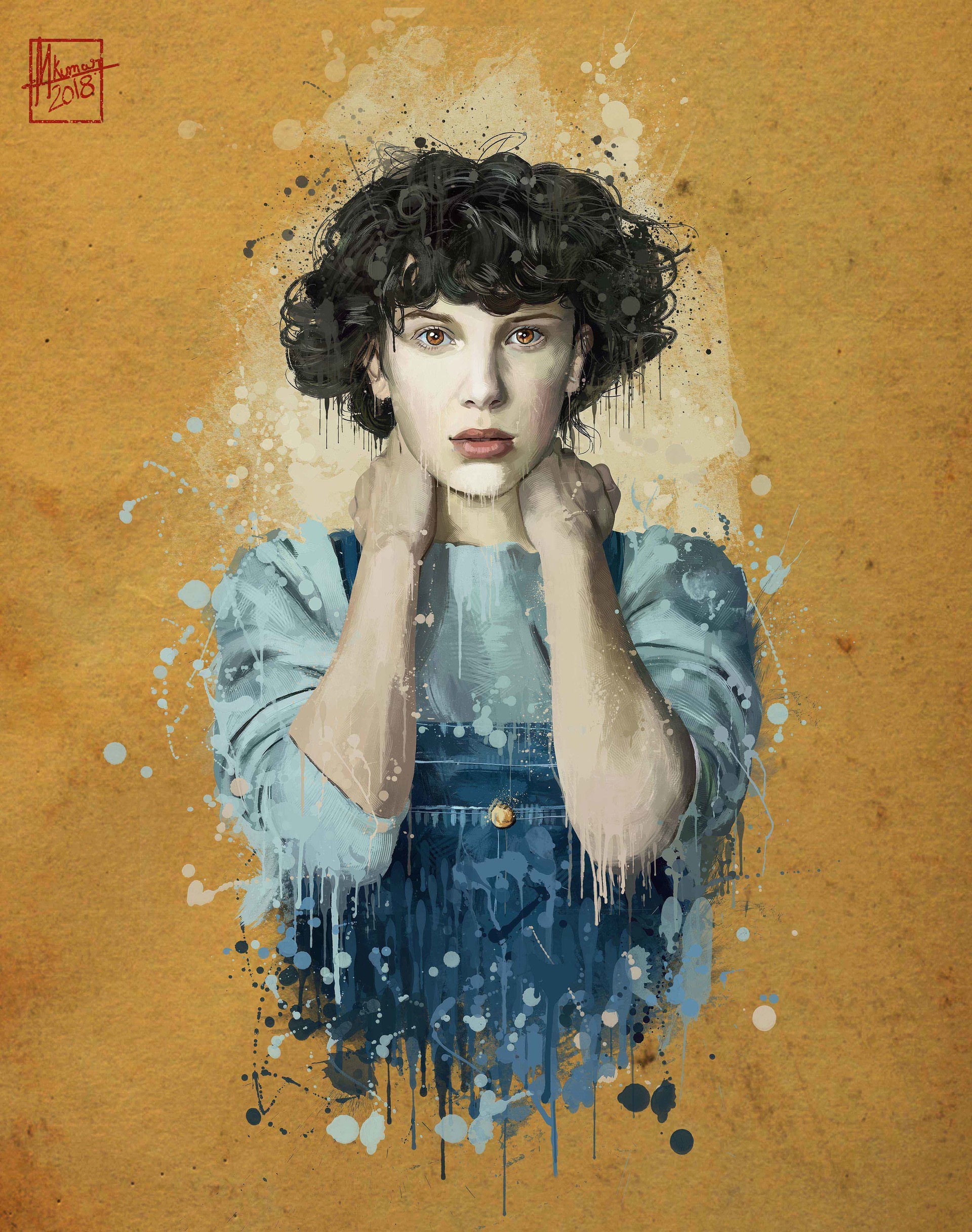 Artstation Eleven Stranger Things Mayank Kumarr