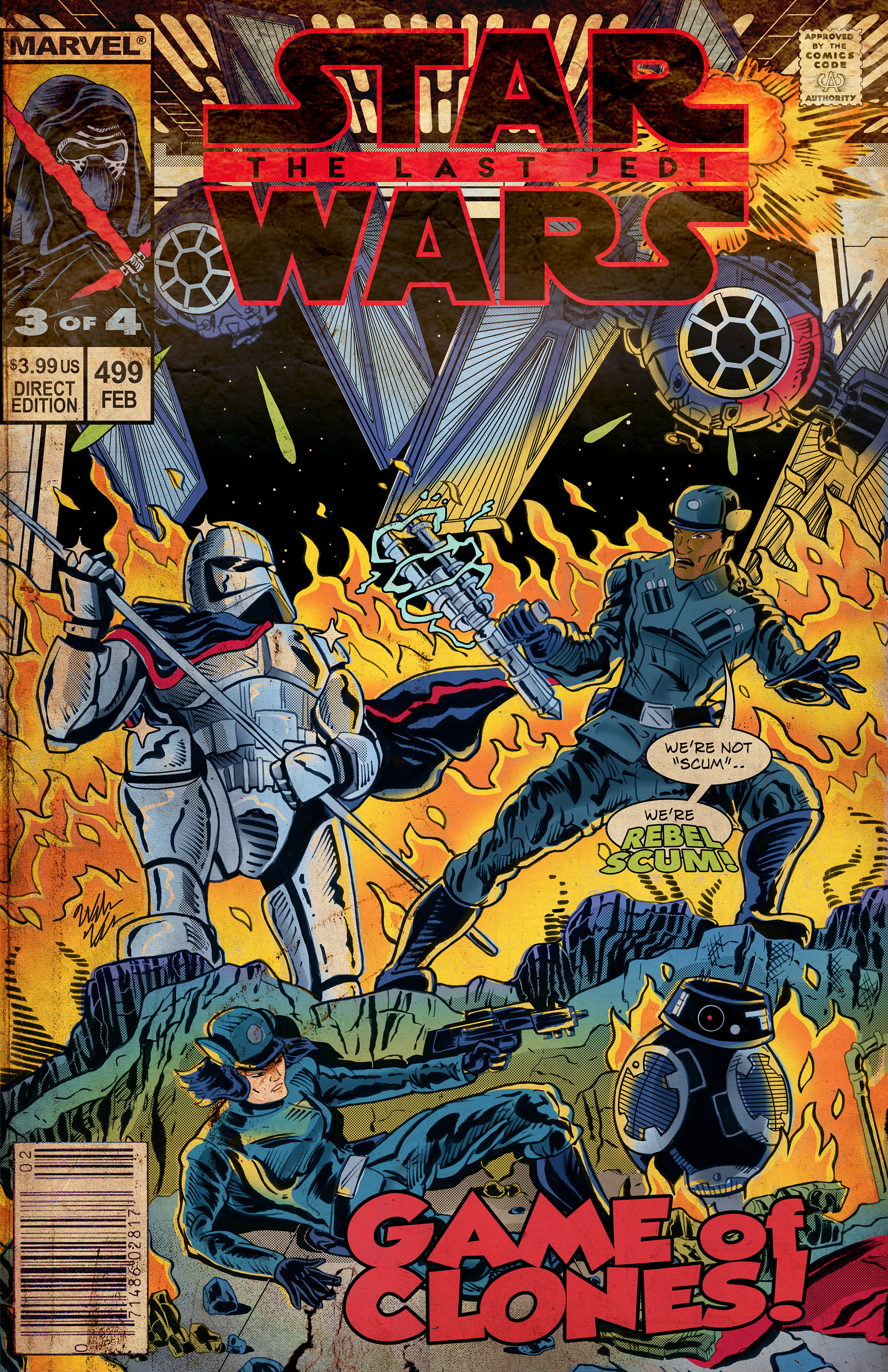 Artstation Star Wars The Last Jedi Comic Adaption 1 4