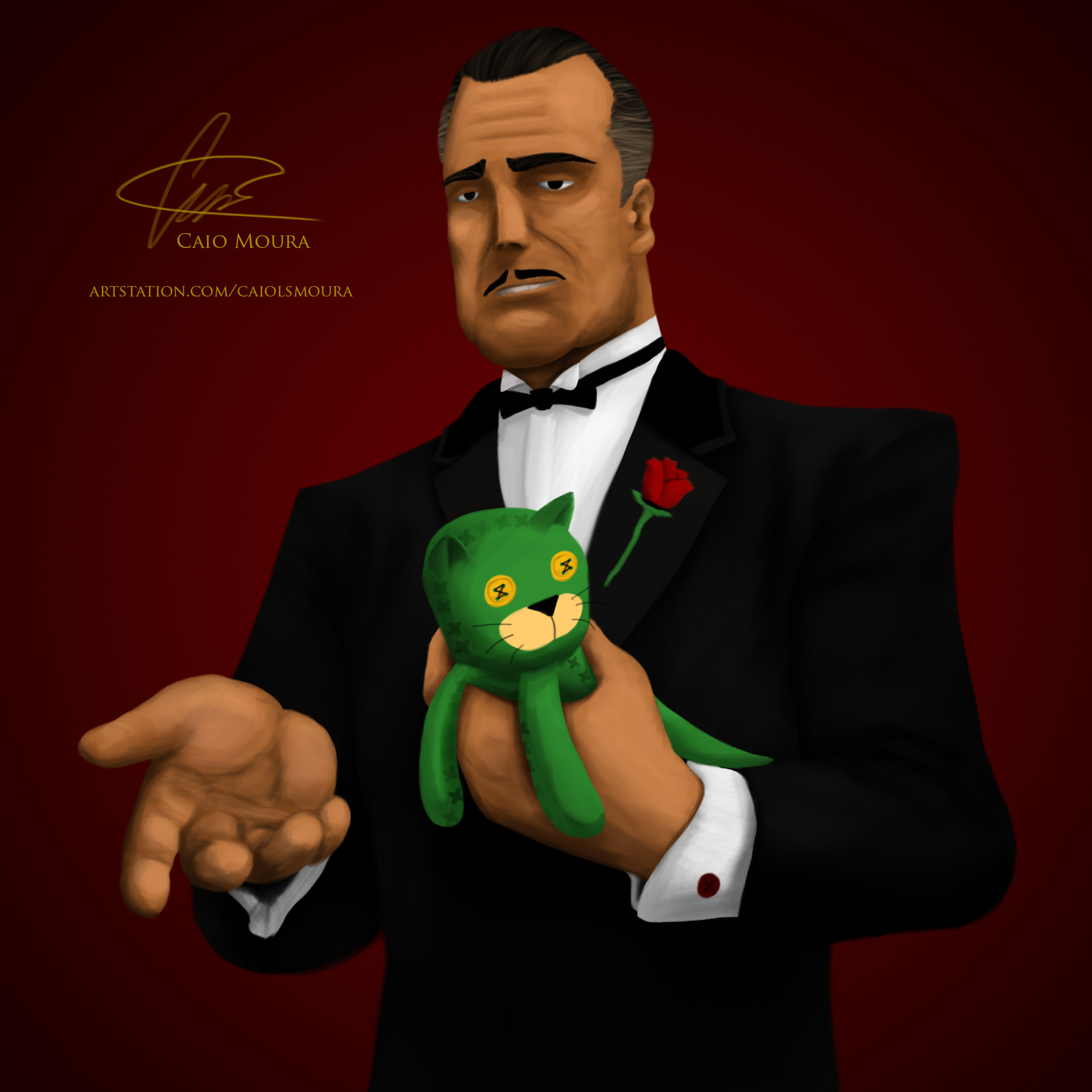 Artstation The Godfather Series Caio Moura