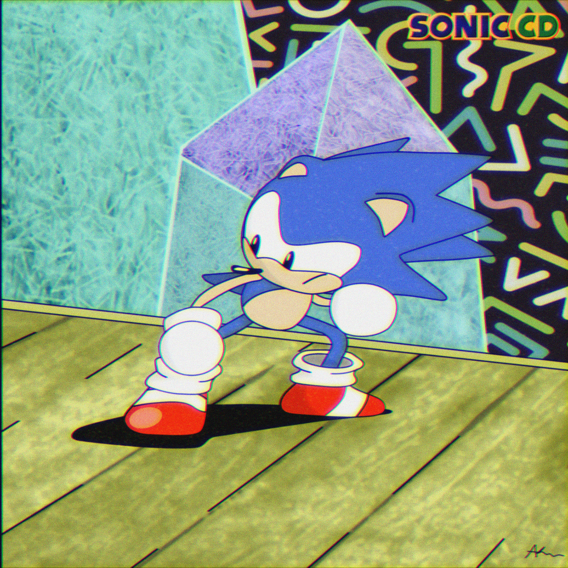 Artstation Sonic Cd Cover Arne Kirchberg