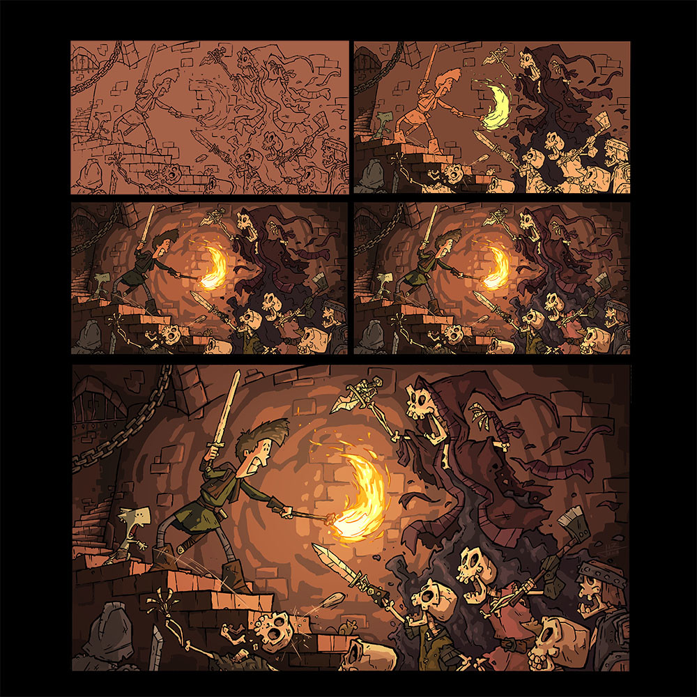 Colour process