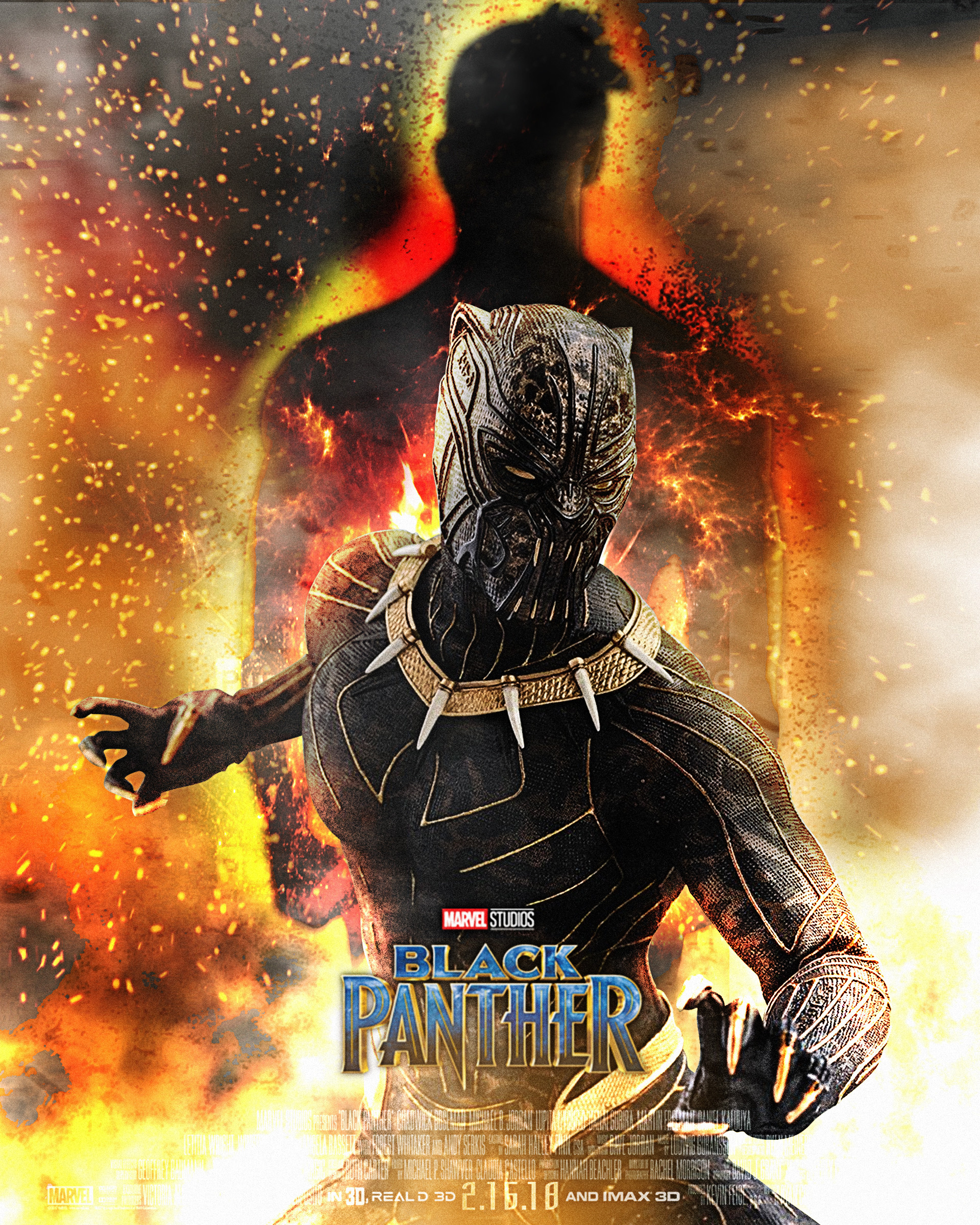 Artstation Golden Jaguar Erik Killmonger Tobias Pampinella