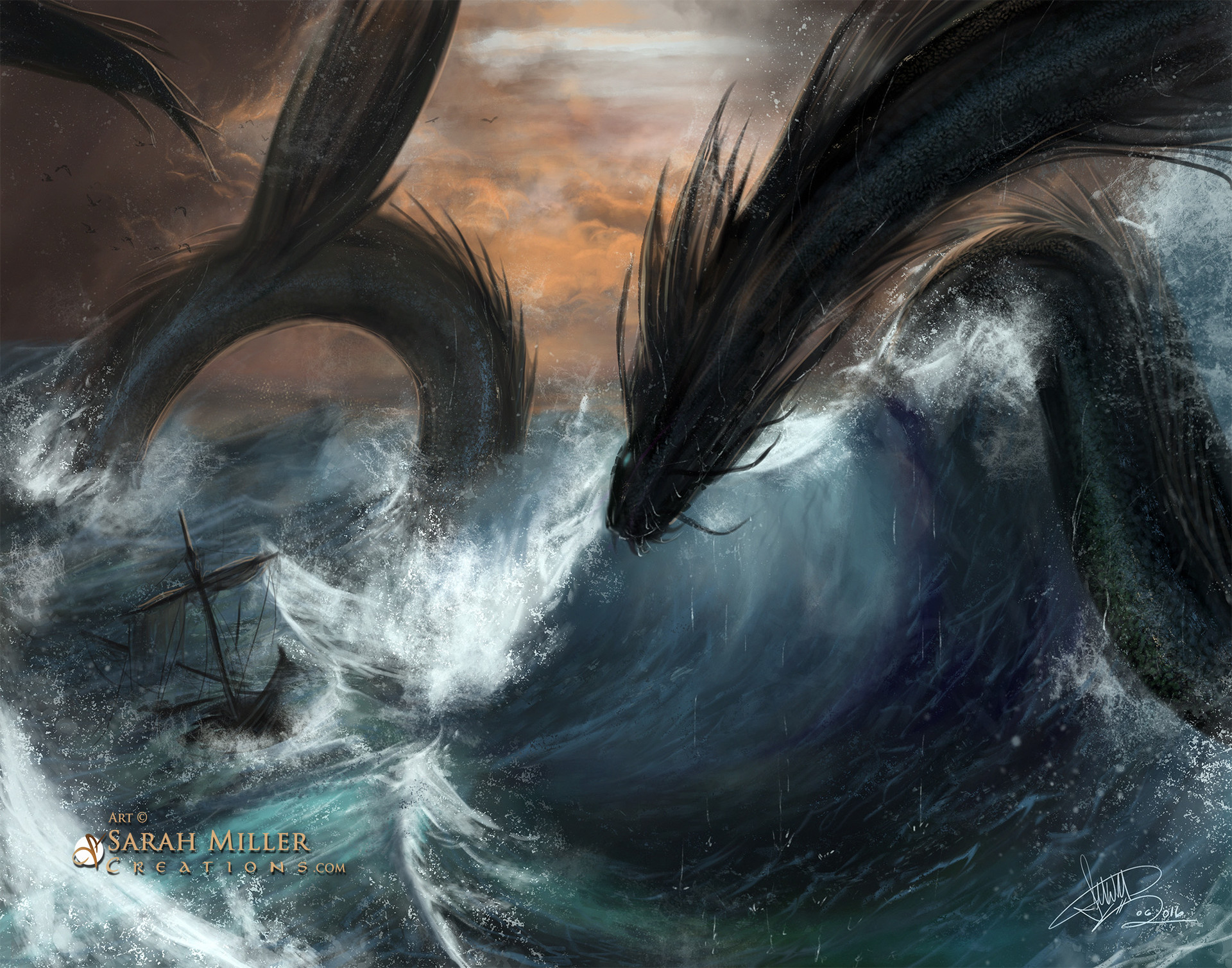 ArtStation - Sea Serpent