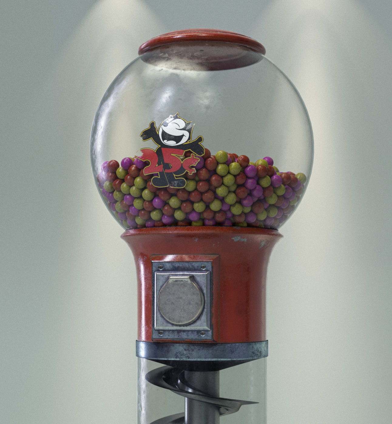 Artstation Old Gumball Machine Tod Ryan