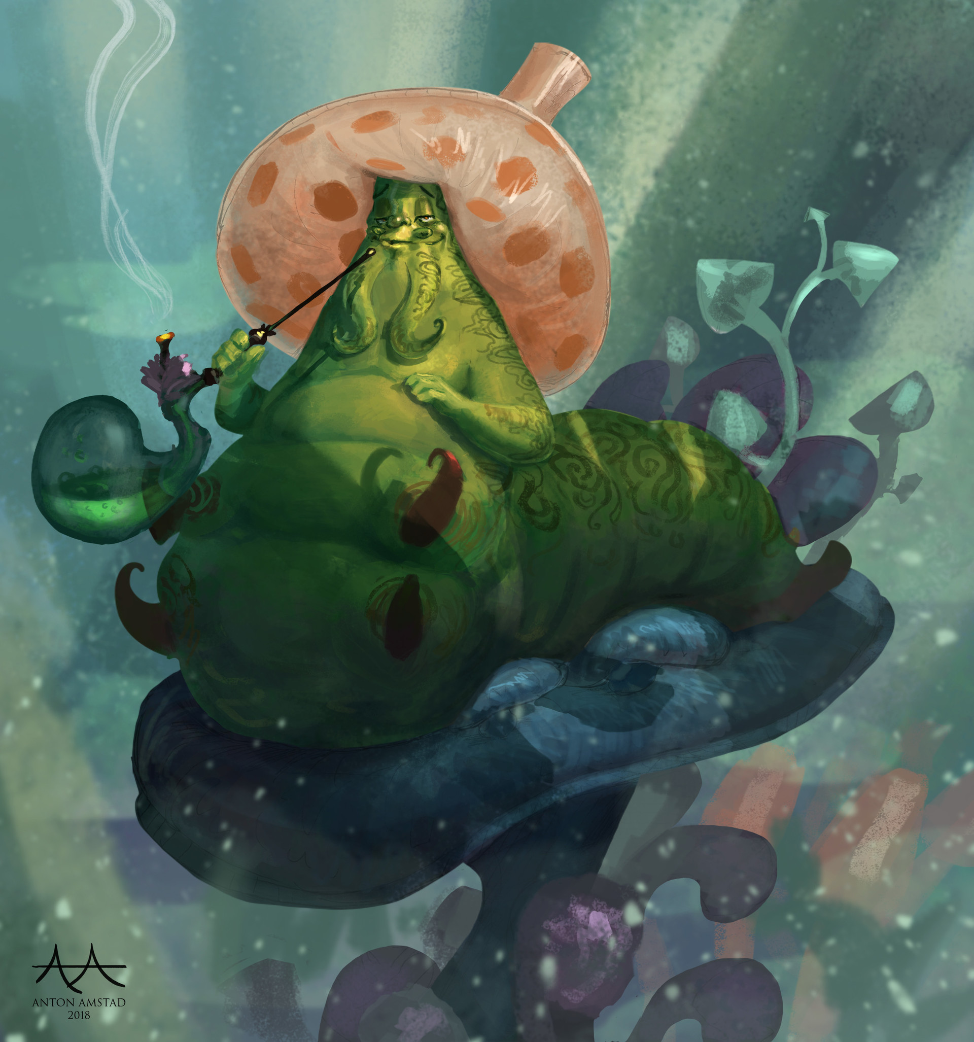 ArtStation - Chill Caterpillar