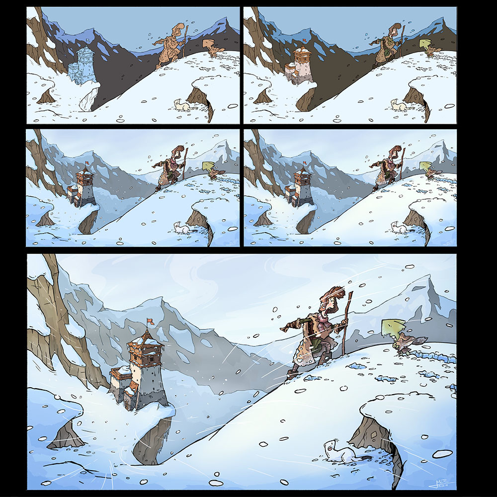 Colour process