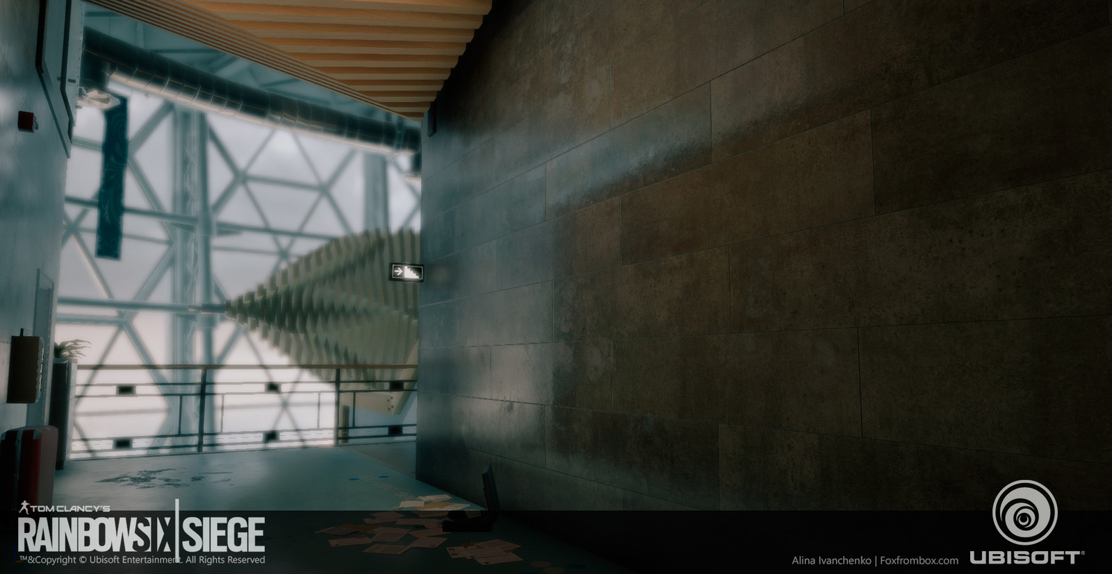 Polished Concrete texture  in game sceen