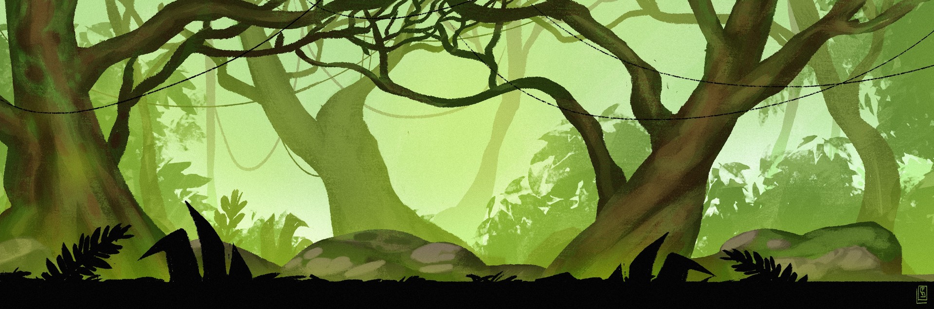 Antoine Losty - Jungle - animation background