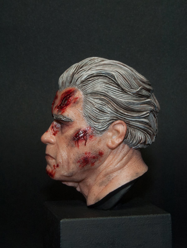 Terminator Genisys/ cast resin/ sculpted @radziewiczsculptor, painted Adam Nguyen