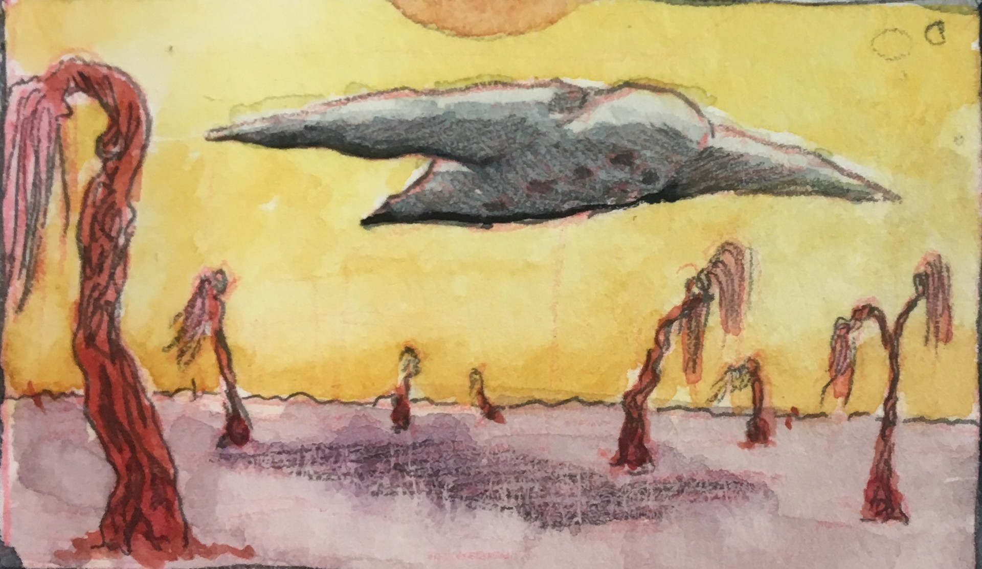 Artstation Moebius Inspired Watercolors Rafael Padilla