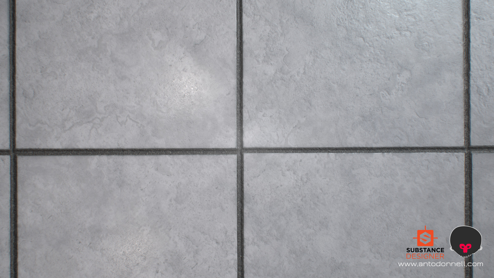 A shot of the floor tiles material