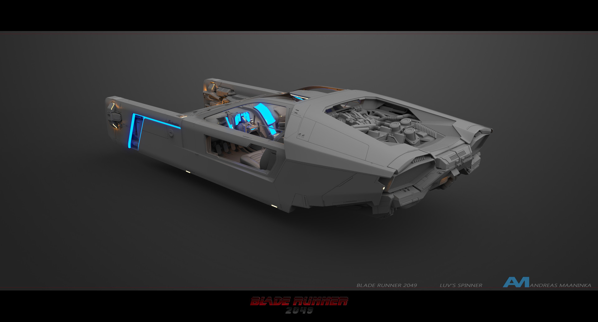 Artstation Luv S Spinner Blade Runner 2049 Andreas Maaninka