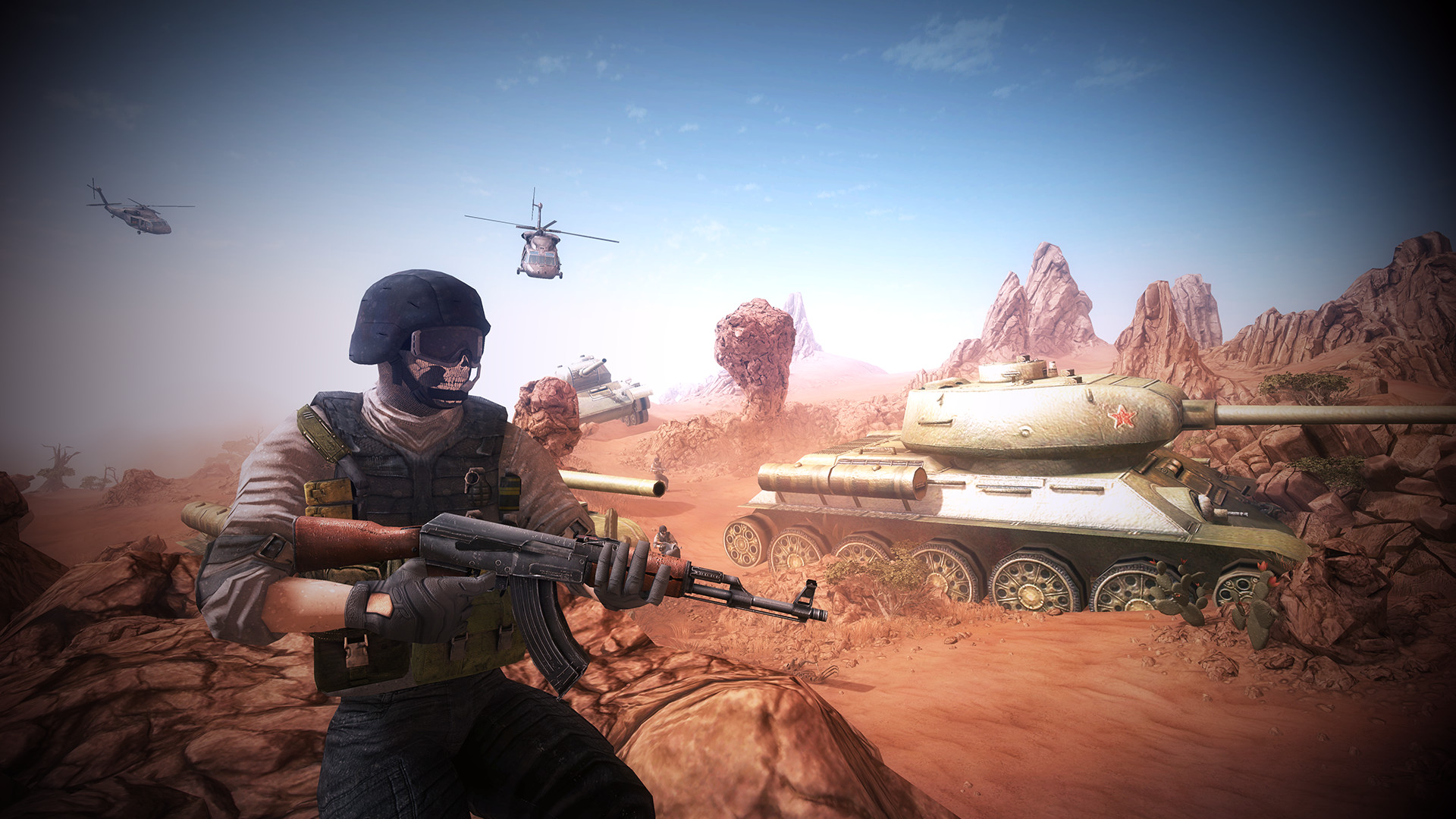 ArtStation - Tank Battle - Gunner War Game - Screenshot Icon Design - Unity 