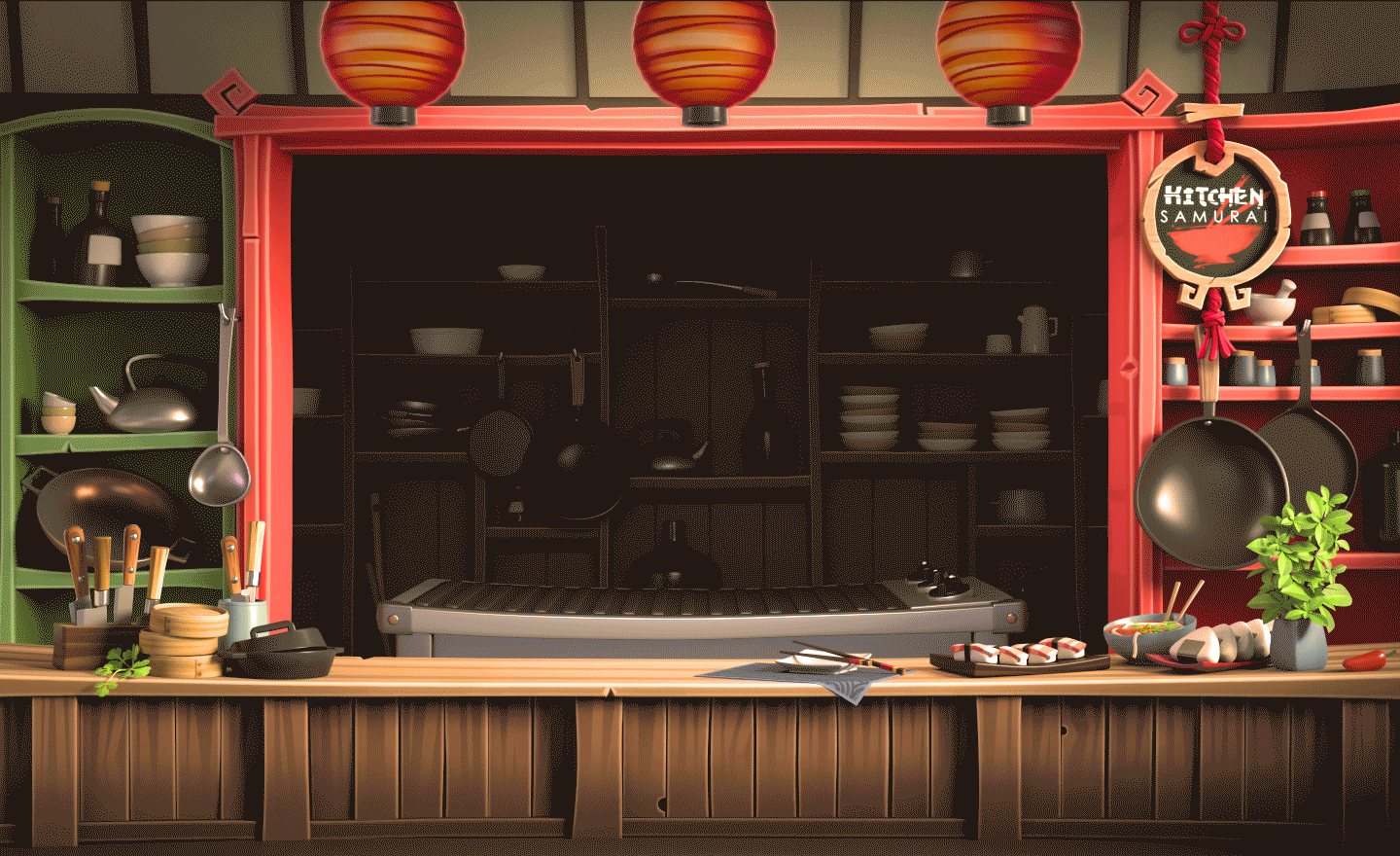 3d environment art rabcat game art