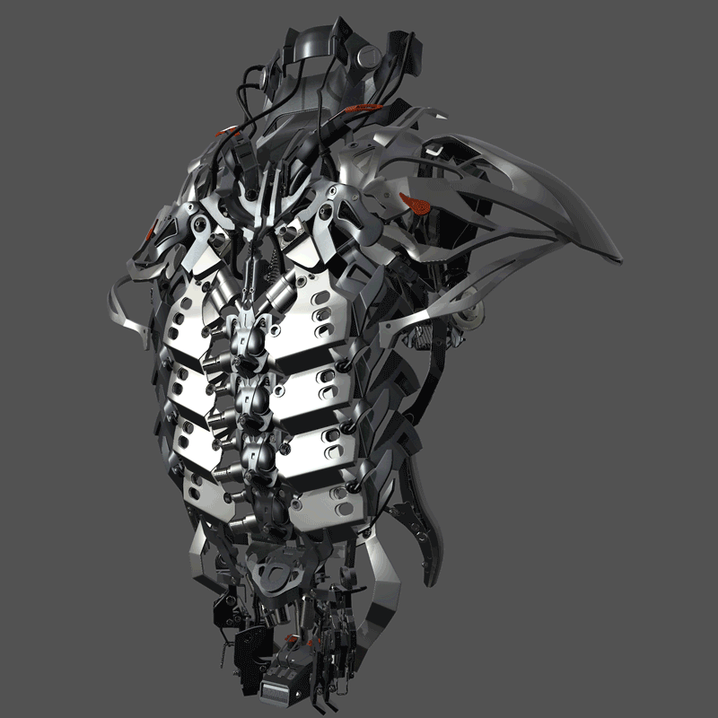 Cyril Lavanant - Mechanical Exoskeleton