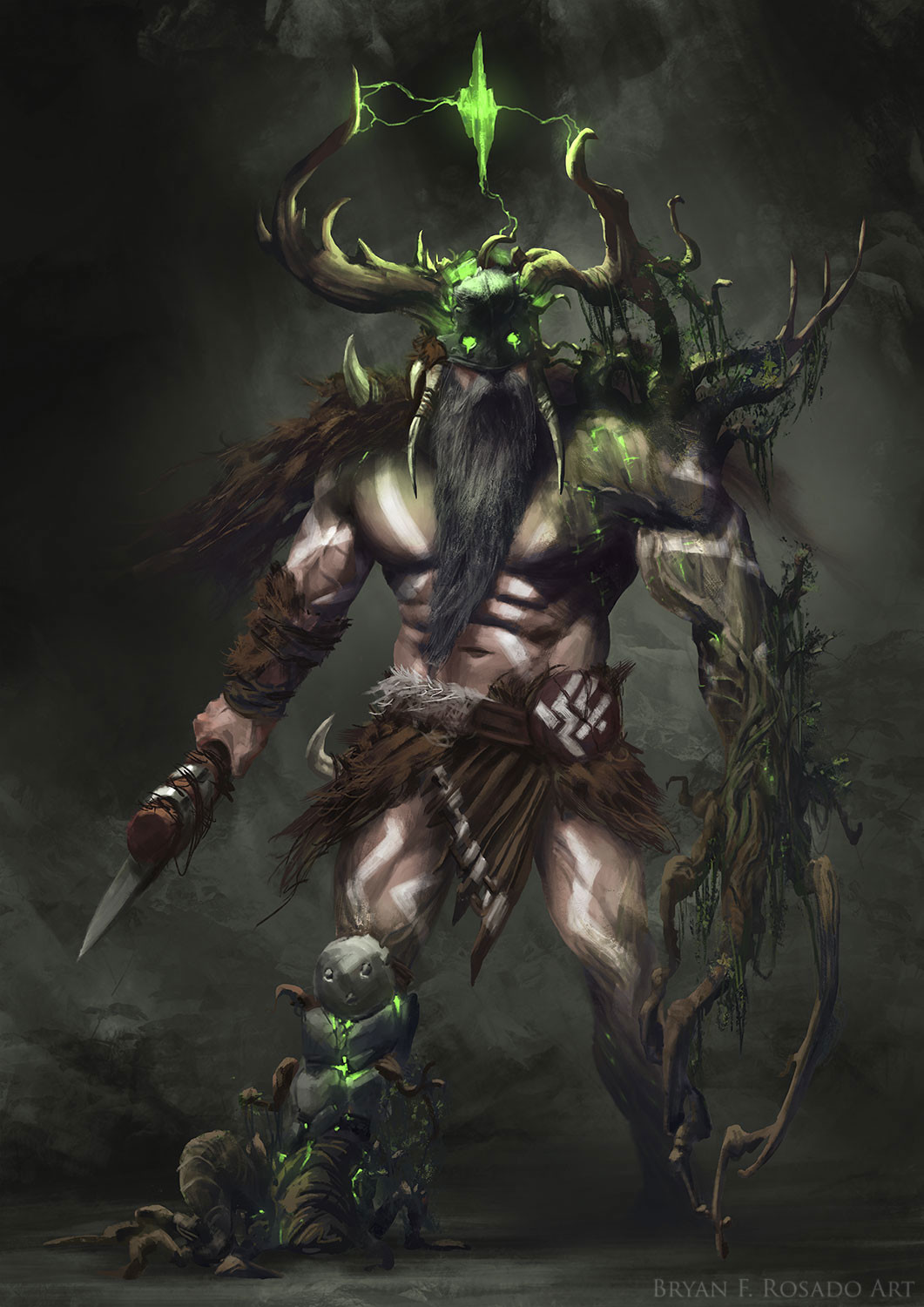 Arte Garruk Magic The Gathering Garruk Maxi Poster Hole In The Wall