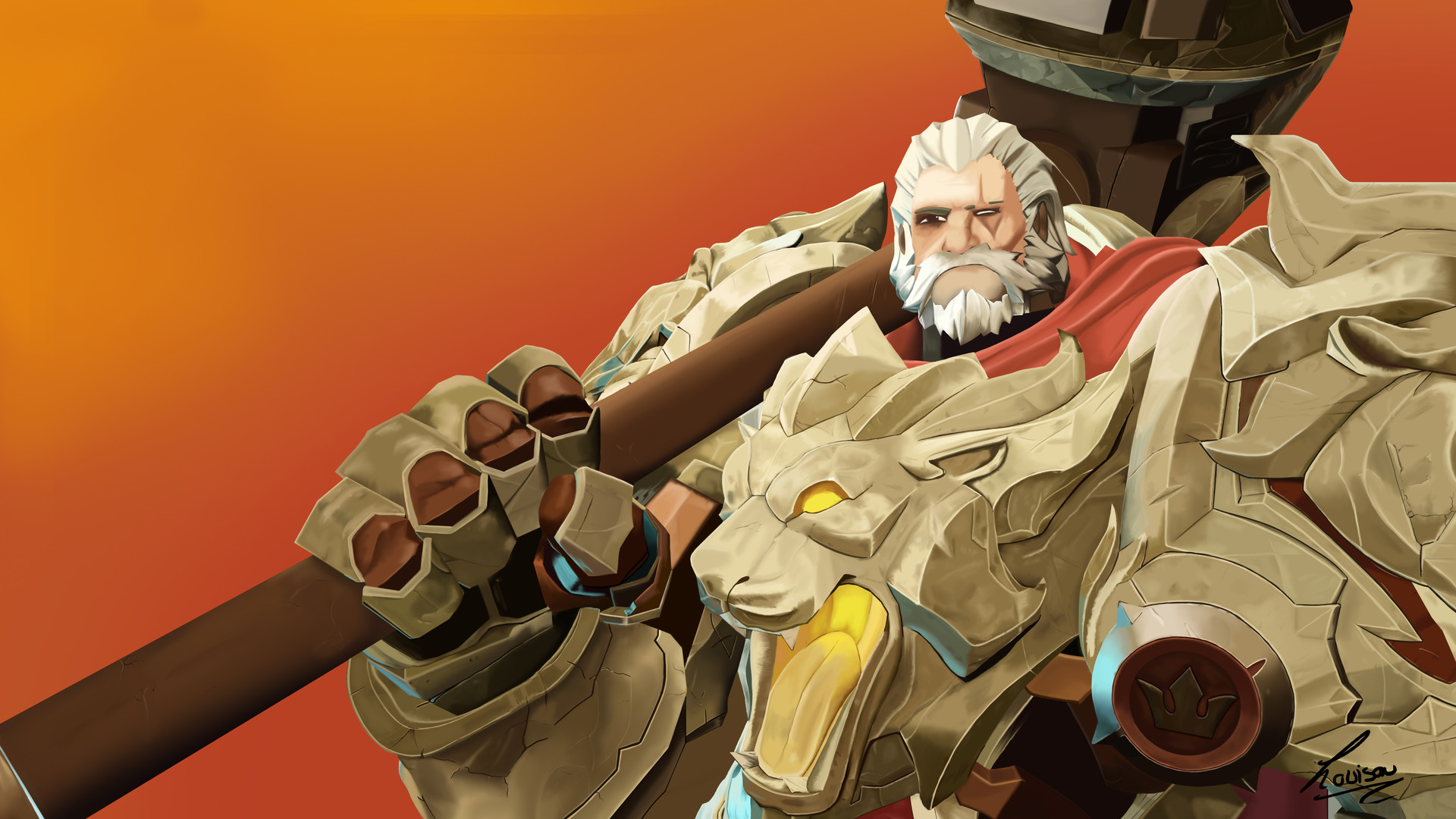 Artstation Reinhardt Overwatch Artika Kreative