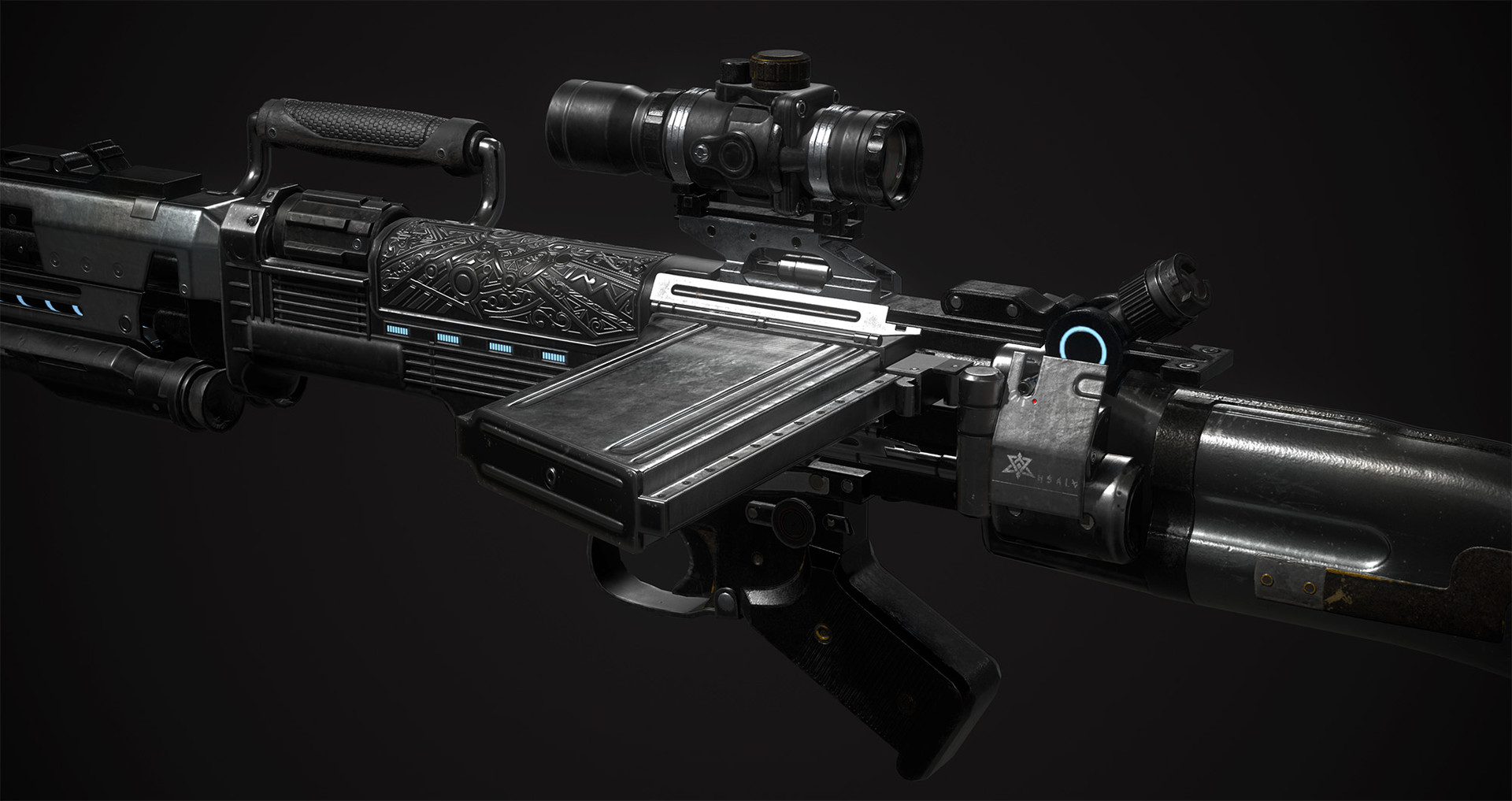 ArtStation - Magic machine gun