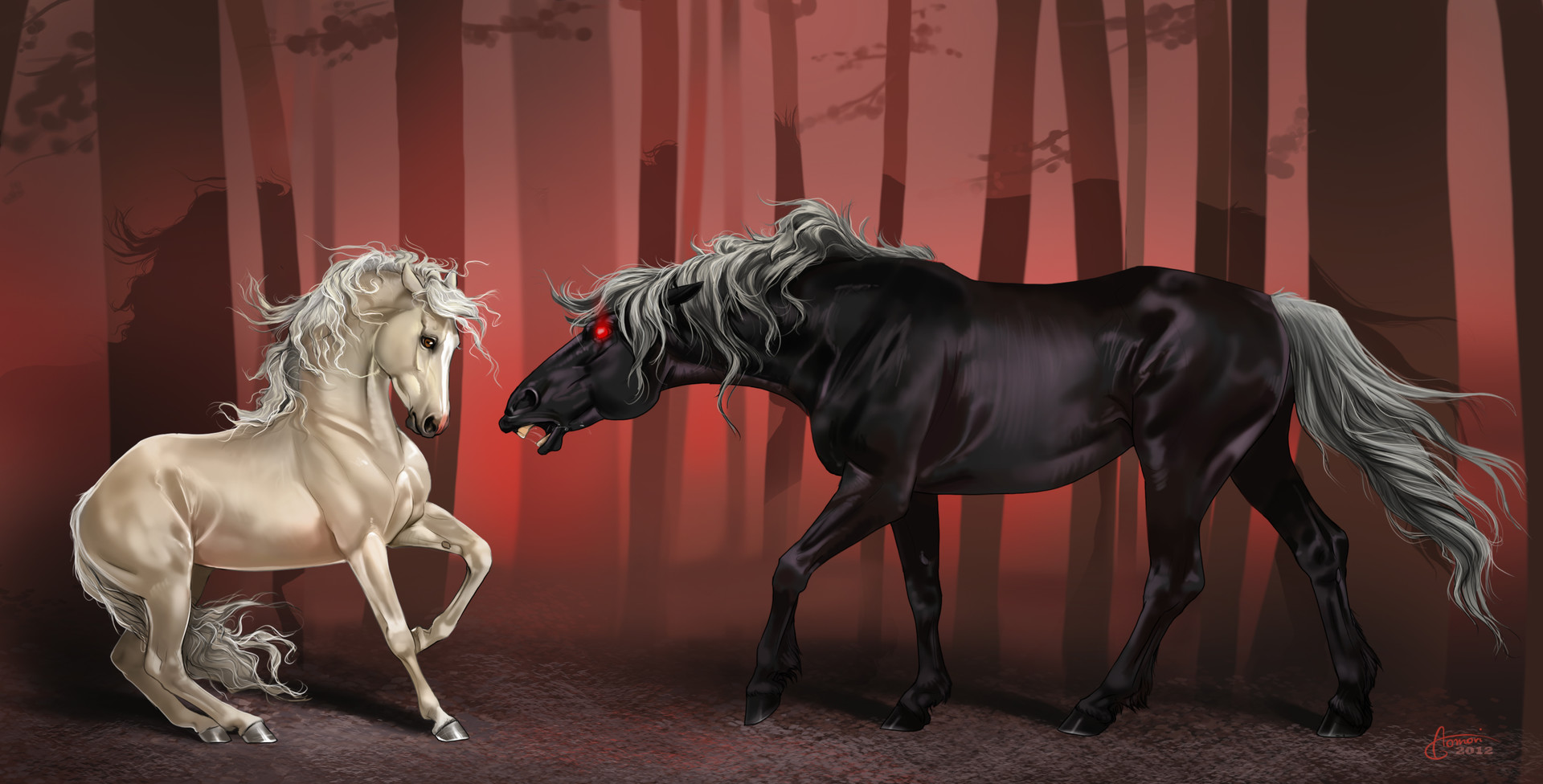 Как нарисовать лошадь фэнтези