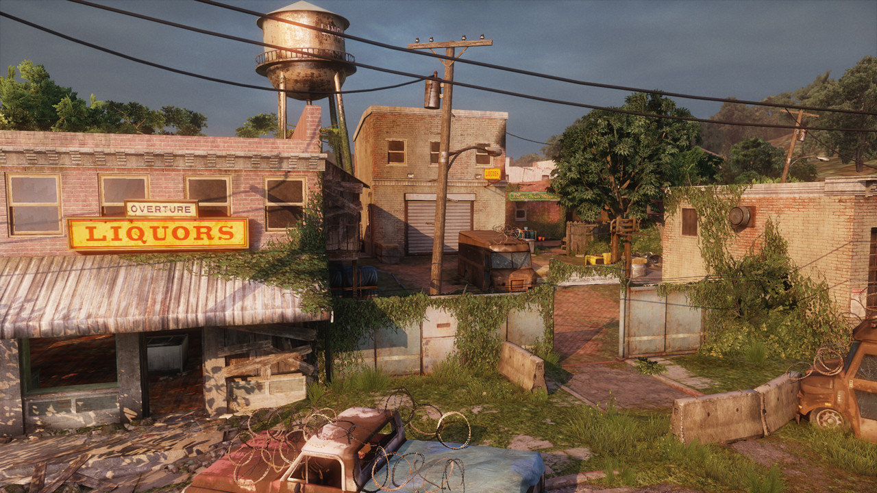 Water Tower level, in-game screenshot