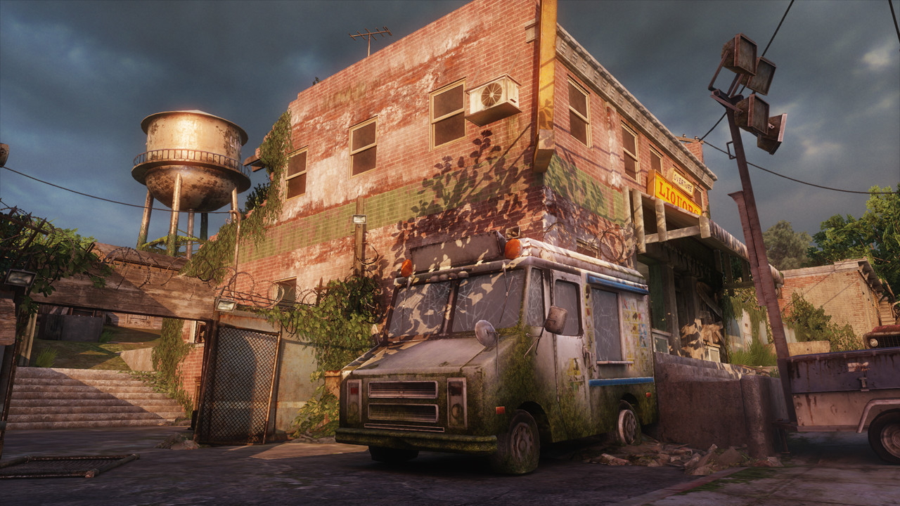 Water Tower level, in-game screenshot
