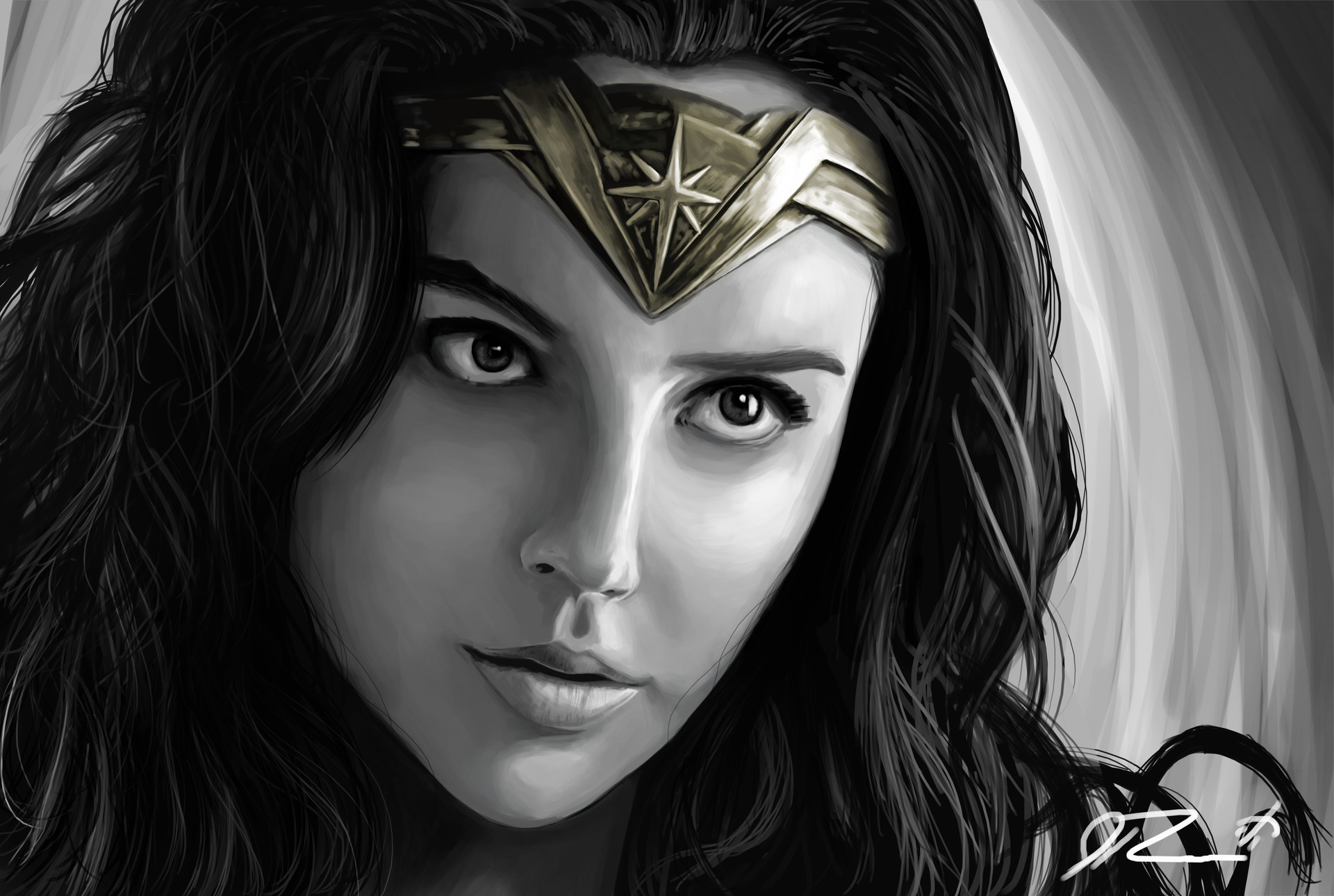 Artstation Gal Gadot Wonder Woman Joe Raythe
