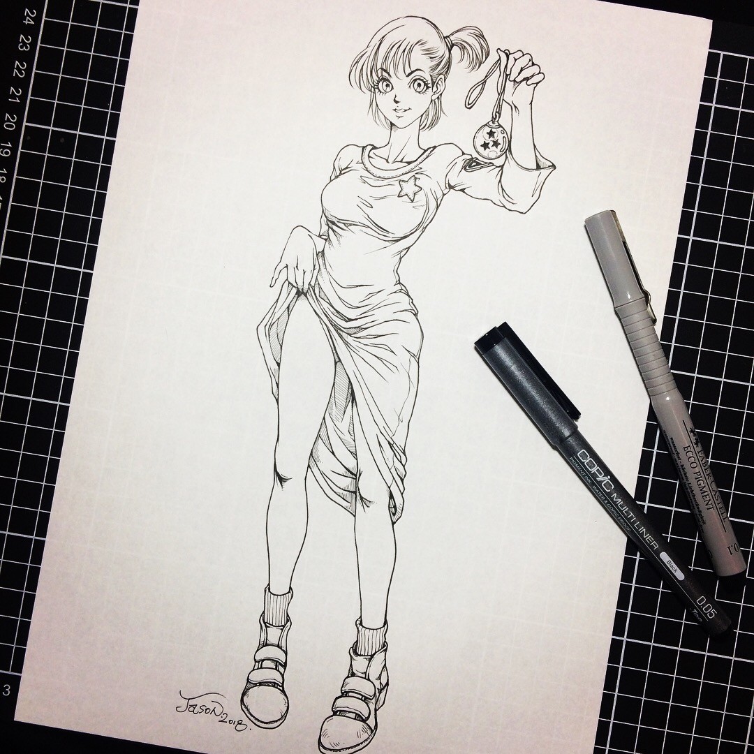 Artstation Dragon Ball Style Fan Art 03 Jason Liu