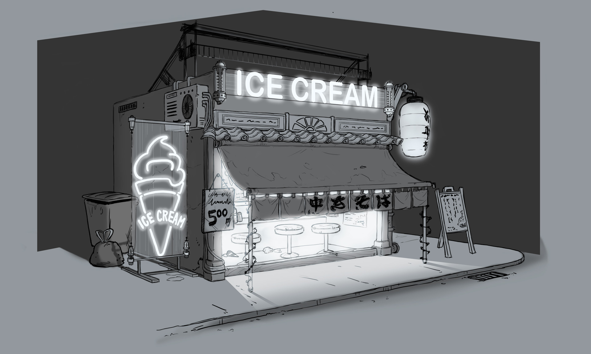 ArtStation Ice Cream Shop