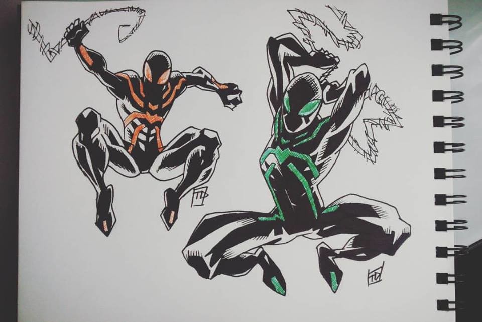 Spiderman fanart and study