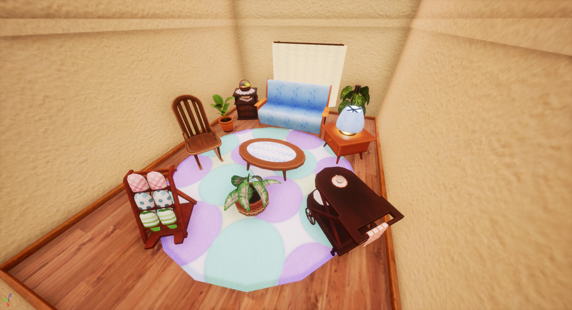 Artstation Animal Crossing Furniture Display Room Eva Lopez