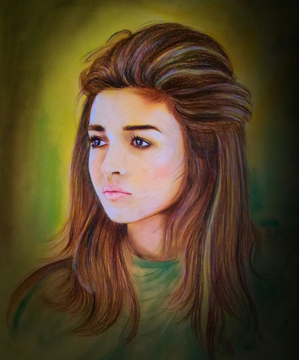 Artstation Pencil Color Sketch Sunny Kumar