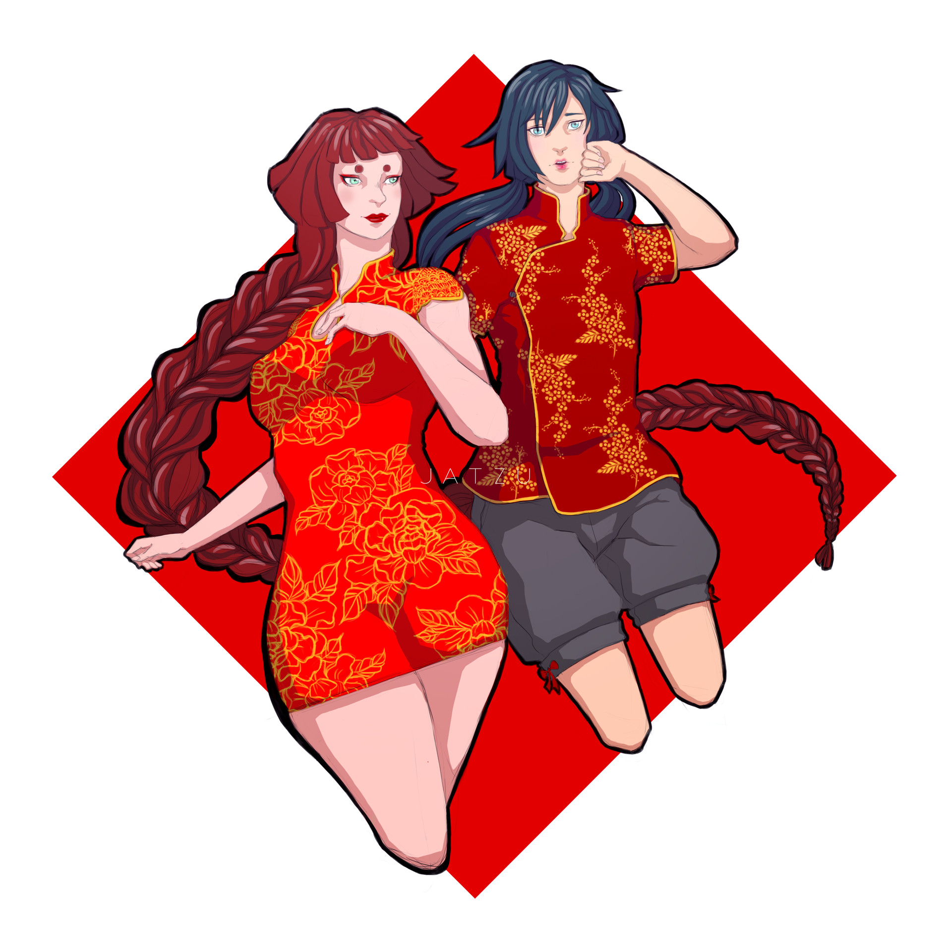 ArtStation Chinese New Year Drawing