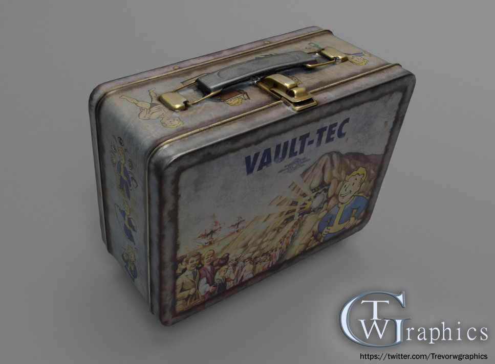 Digitizationist - Vault-Tec Lunchbox from Fallout