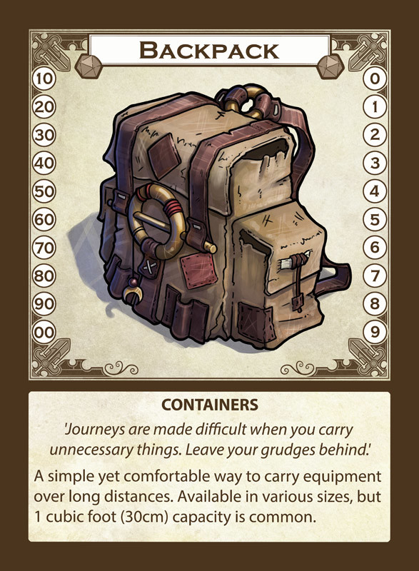 ArtStation - Item cards: Holy symbols and containers.