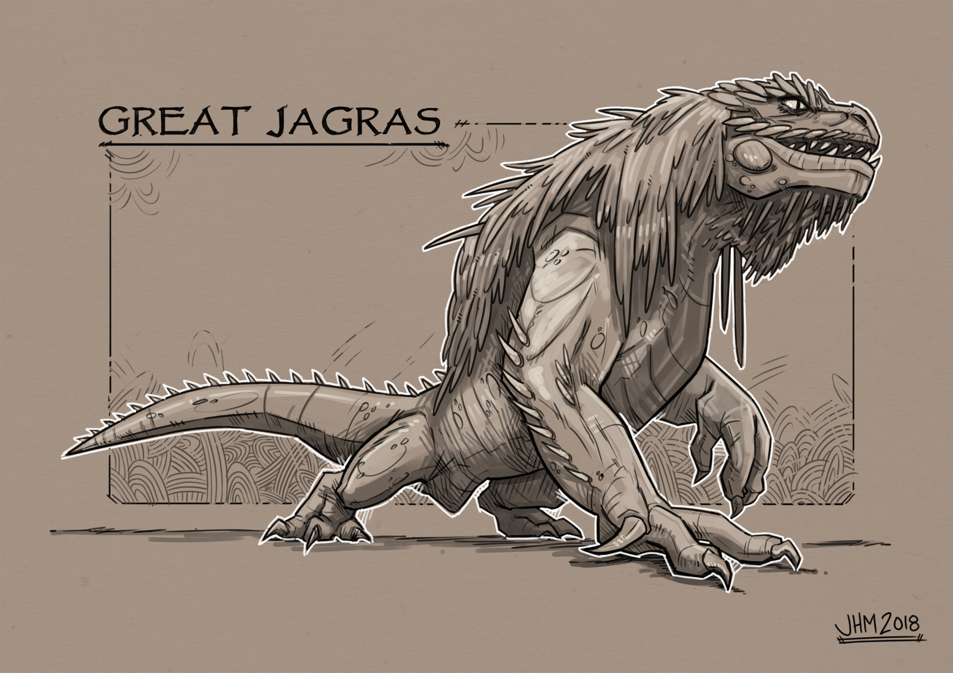 Monster Hunter - Great Jagras.