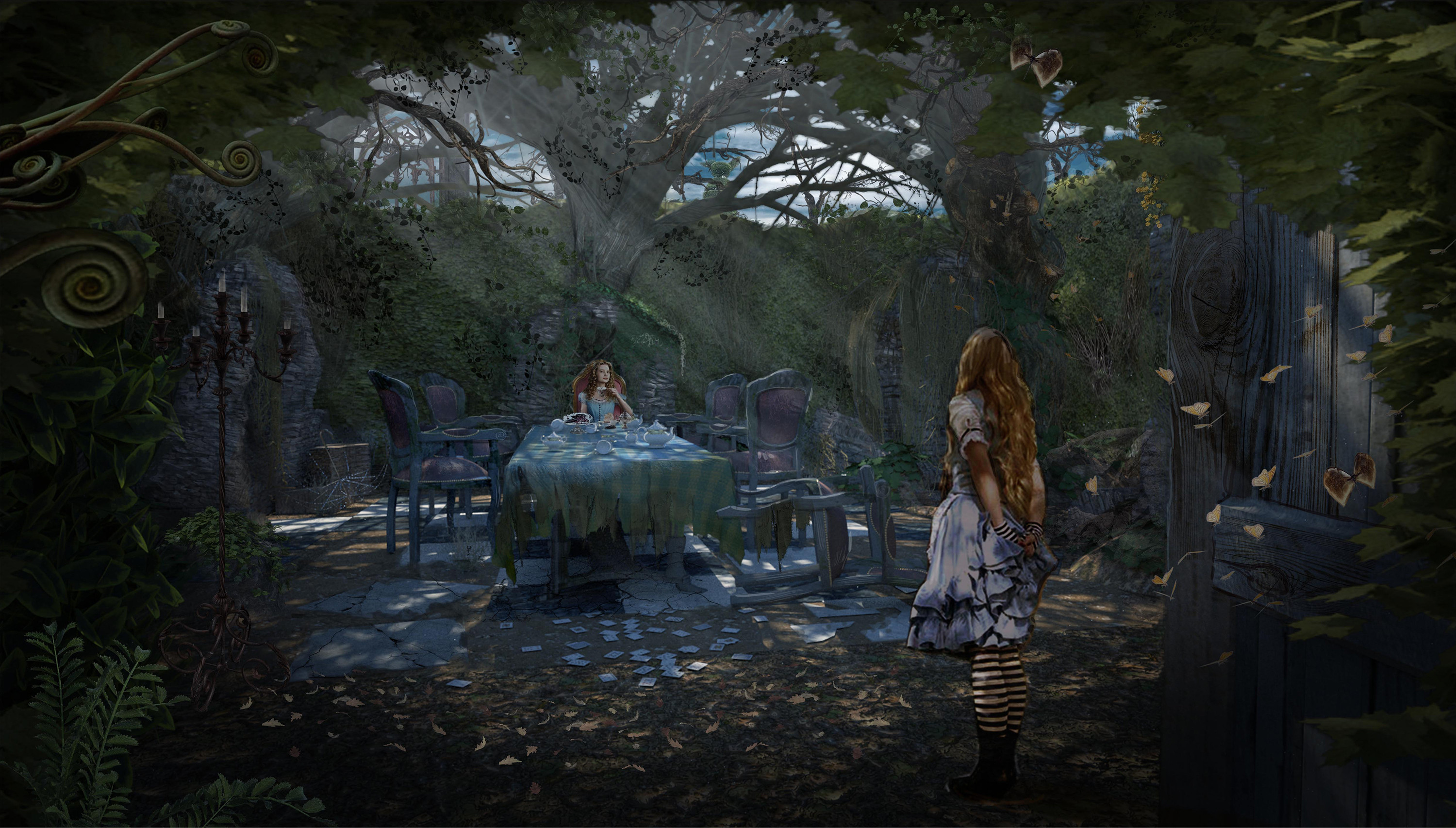 Wonderland Tea Party Concept for  ABC's Once Upon a Time Season 7 - 3D Geo / Rendering Chad Harms