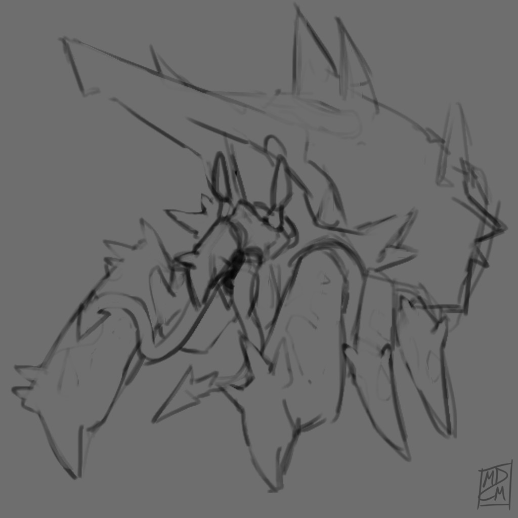 Rough sketch of the enemy.
