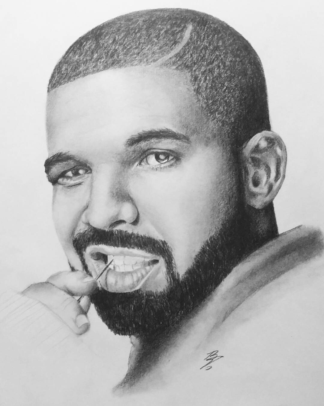 ArtStation - Drake Portrait, Brandon Taira