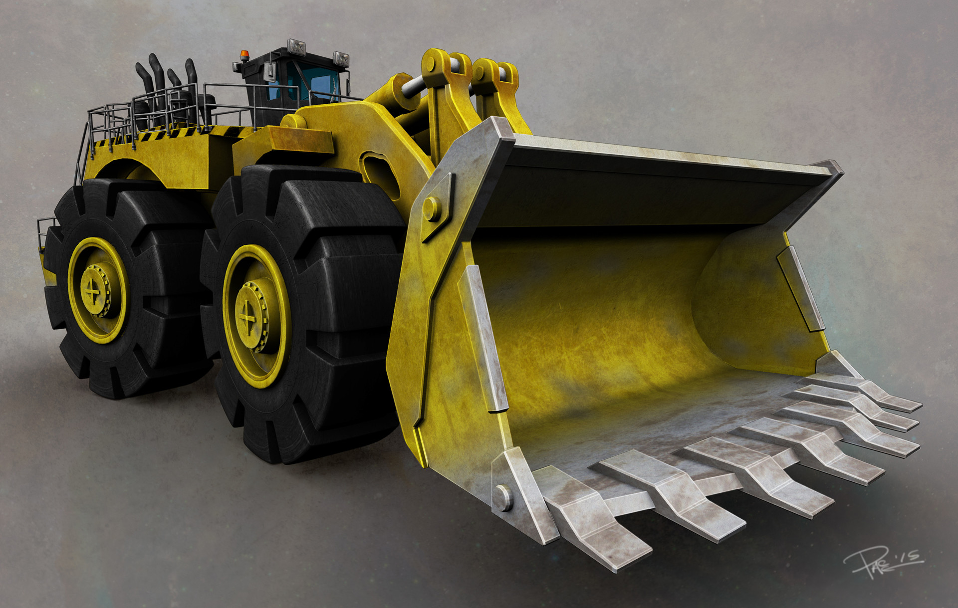 This is an exaggerated Front End Loader. 