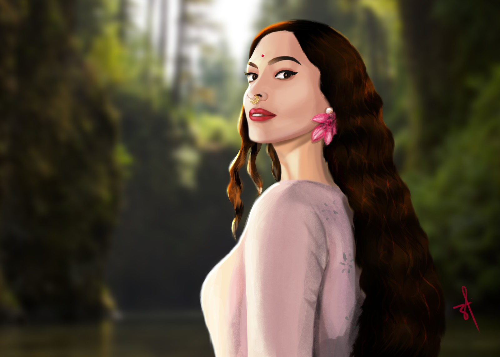 Artstation Rani Padmavati Digital Painting Ankita J Mehta