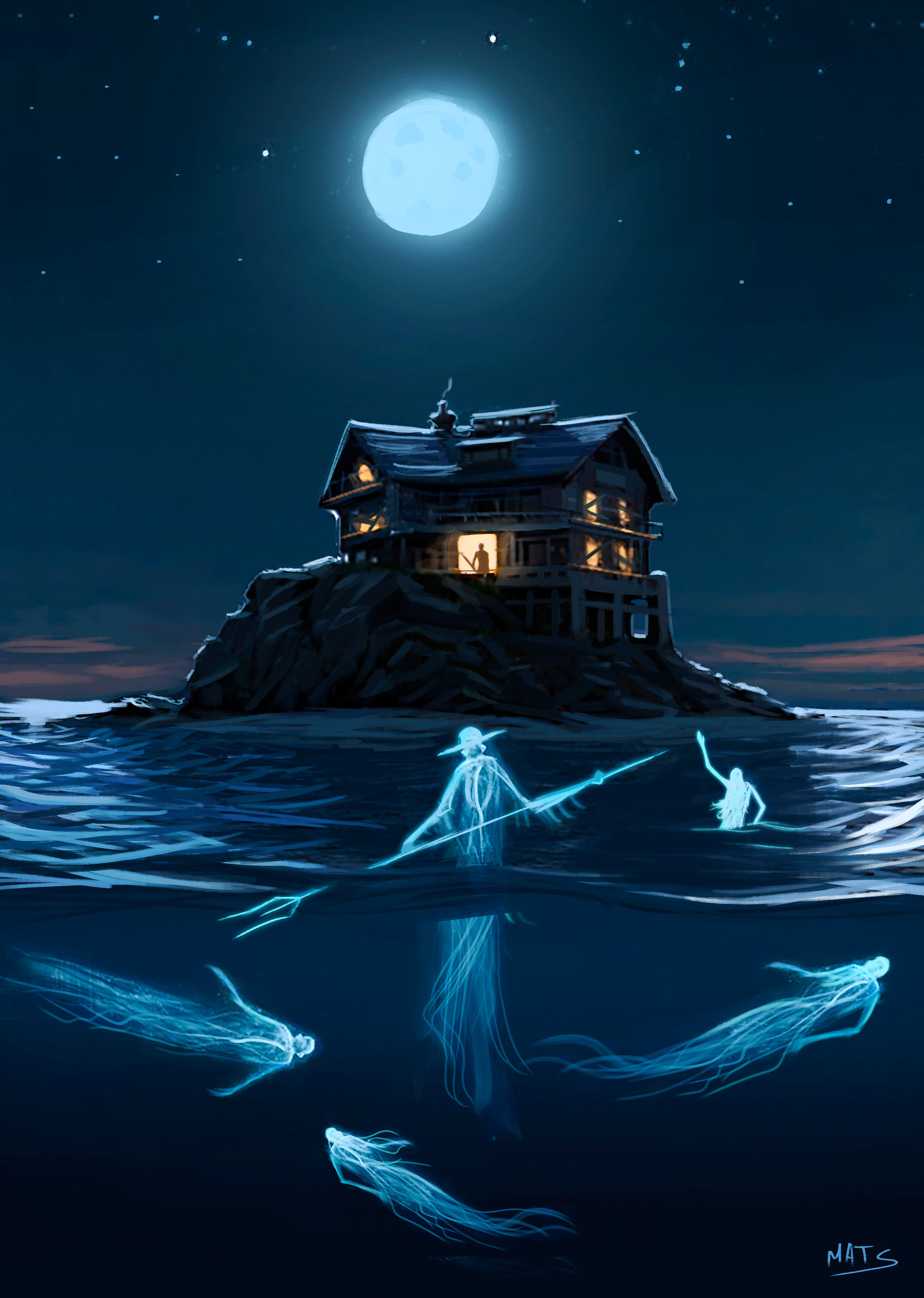 Artstation Old Beach House Mathieu Seveno