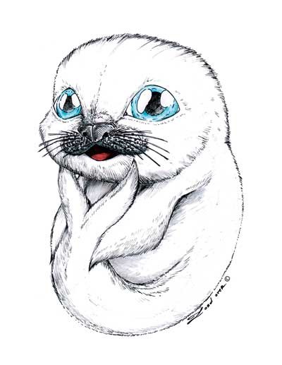 Artstation Bebe Phoque Baby Seal