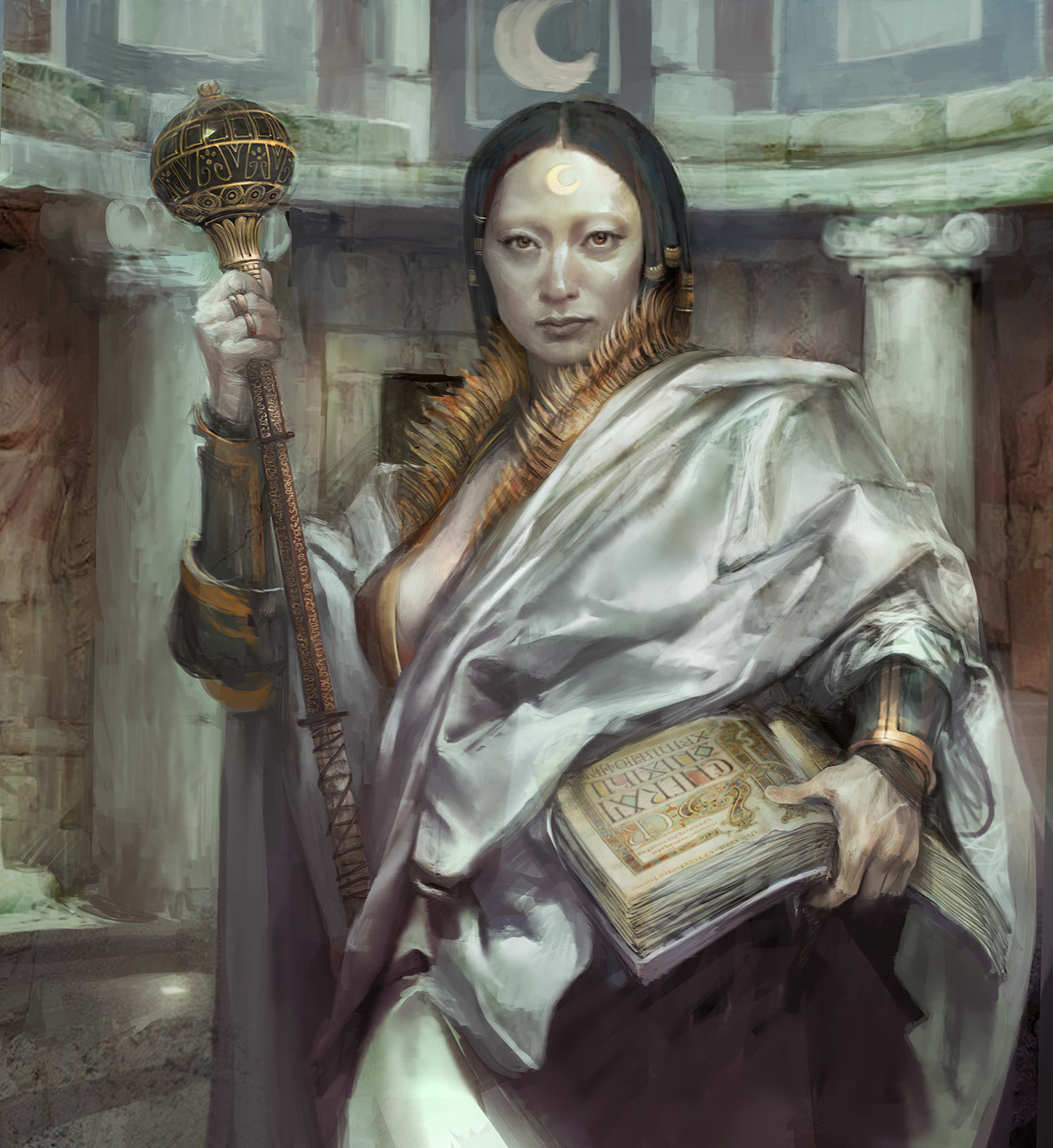 Artstation Fantasy Card Art Character Classes Othon