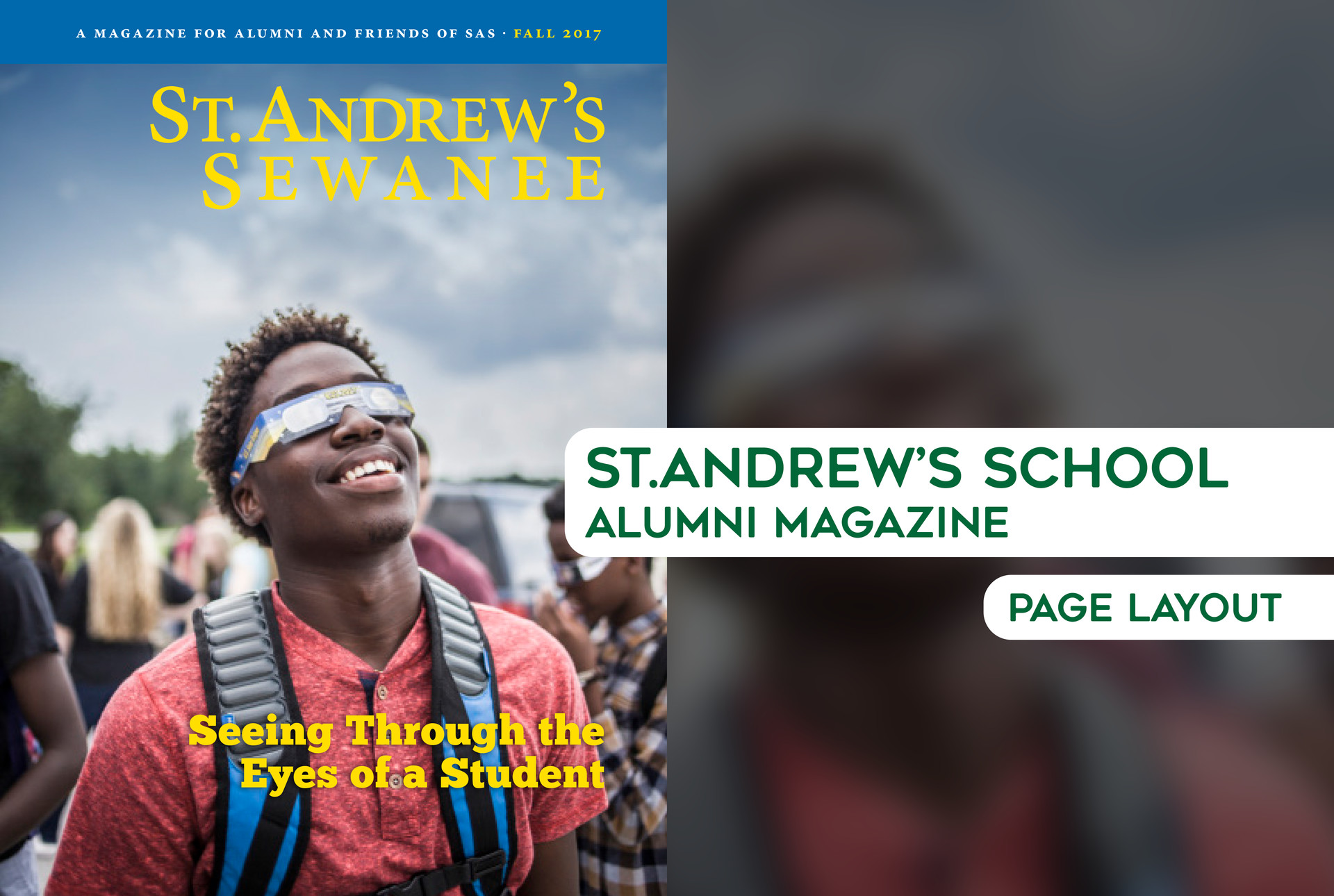 Jessica Burns Standrews Alumni Magazine Layout - 