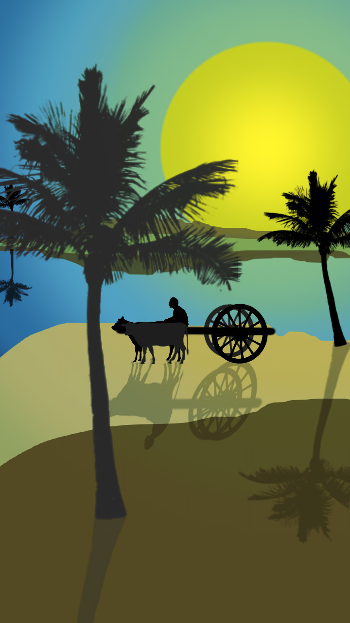 Featured image of post Village Morning Scenery Drawing - He is spanish so he&#039;s used.